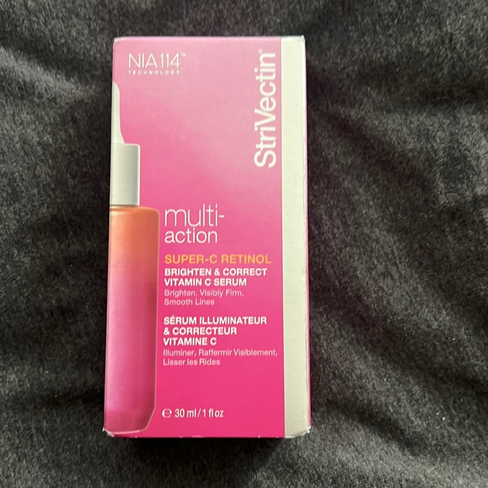 NWT FULL SIZE STRIVECTIN Multi Action Super C Retinol Brighten and Correct Serum